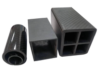 Tube en fibre de carbone 3K à haute résistance à la traction avec une bonne résistance aux chocs pour le faisceau d'équipement CNC