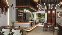 Meubles commerciaux modernes et simples, comptoir de café, meubles de Restaurant, café, Design d'intérieur