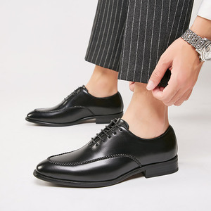 Scarpe Eleganti Casual da Uomo 2025 in Pelle, Stile Oxford, Scarpe Formali in Vera Pelle, Comode per Camminare - Product Image 4