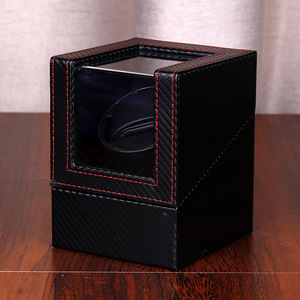 Boîte de <span class=keywords><strong>montre</strong></span> haut de gamme avec moteur à remontage automatique boîtier de <span class=keywords><strong>bijoux</strong></span> en verre domestique Shaker vitrine boîtier de <span class=keywords><strong>montre</strong></span> en cuir - Product Image 2