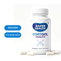 Capsules Équilibre Sain du Cortisol OEM Marque Privée Soutient la Réponse au Stress Équilibre Naturel du Corps Adultes