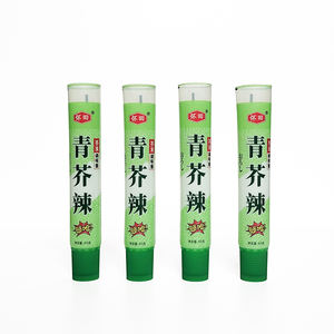 Tubo de aluminio y plástico de grado alimenticio de 23,5mm de diámetro hecho en fábrica para dulces de miel de mostaza con tapas de rosca Tubos de plástico - Product Image 5