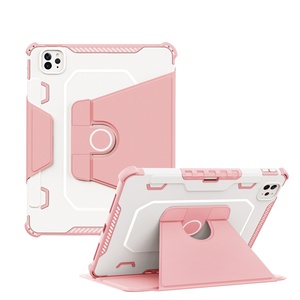 Copertura protettiva per Tablet con cavalletto in pelle PU antiurto con rotazione di 360 gradi per <span class=keywords><strong>ipad</strong></span> <span class=keywords><strong>pro</strong></span> <span class=keywords><strong>11</strong></span> <span class=keywords><strong>2018</strong></span> 2020 2021 2022 air4 air5 10.9 - Product Image 1