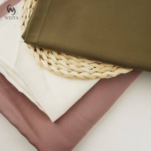 Chine Tissé Fabricant Doux Bébé Vêtements Mètre <span class=keywords><strong>Prix</strong></span> Solides Sergé Uni Satin Glace Lyocell Tissu - Product Image 1