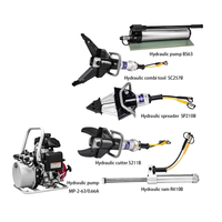 Kit d'outils de sauvetage hydraulique robuste ODETOOLS série 2, équipement multifonctionnel de démolition de véhicules en cas de catastrophe incendie pour les stations de pompiers