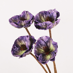 <span class=keywords><strong>Fleur</strong></span> artificielle EVA Real Touch <span class=keywords><strong>fleur</strong></span> de <span class=keywords><strong>coquelicot</strong></span> grande branche <span class=keywords><strong>fausse</strong></span> <span class=keywords><strong>fleur</strong></span> pour la photographie de mariage accessoires de décoration de la maison - Product Image 4