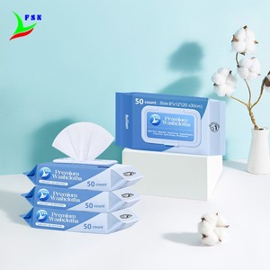 1 Gói 48 cá nhân bọc Flushable hòa tan khăn lau biểu tượng tùy chỉnh không mùi dành cho người lớn Găng Tay Tắm khăn lau ướt cho nhà - Product Image 1