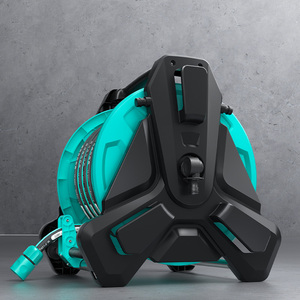 <span class=keywords><strong>Chariot</strong></span> de rangement robuste pour <span class=keywords><strong>tuyau</strong></span> d'<span class=keywords><strong>arrosage</strong></span> rétractable de qualité commerciale avec support de stockage, <span class=keywords><strong>chariot</strong></span> de nettoyage intensif, norme CNS - Product Image 2