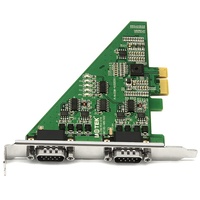 UOTEK UT-792 2 Port RS 485/422 PCI-E Kartu Adaptor Port Serial Komputer Desktop Kompatibel dengan Linux Stok Baru 12 Bulan