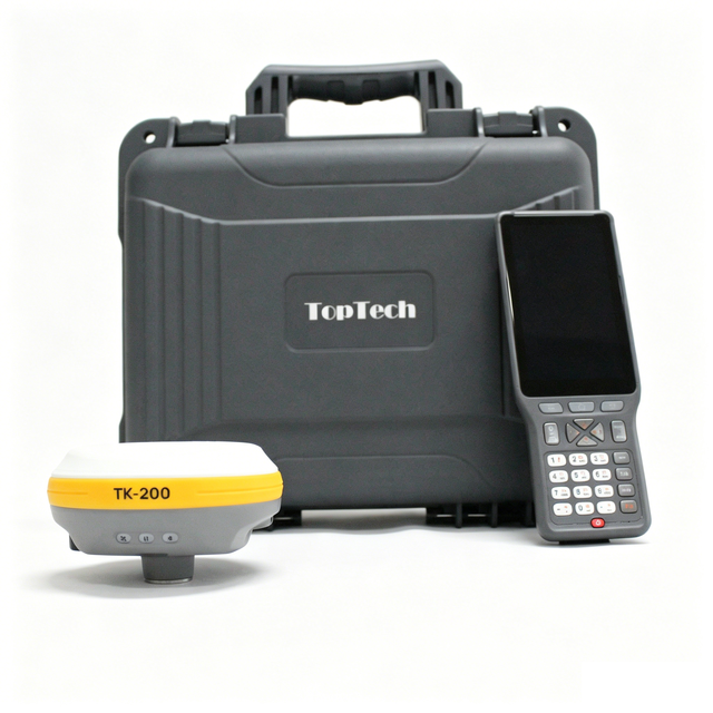 Cheap Lightweight TopTech TK200 RTK Multi-Frequency Survey Machine IP68 Rating -30~60 Operating Temp 1408 Channels 3cm Accuracy