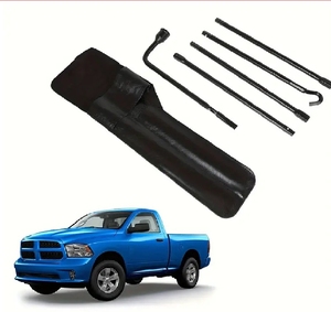 Sản Phẩm Mới Dodge 5-Mảnh Phụ Tùng Sửa Chữa Lốp Công Cụ Kit Nhiệm Vụ Nặng Nề Thép Carbon Màu Đen Kết Thúc Cho Xe Bảo Trì Khẩn Cấp - Product Image 1