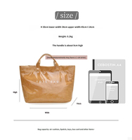 Individuelles Logo GPS Wasserdichte PVC Gestreifte Tragetasche Große Kapazität Wiederverwendbare Tragbare Handtasche Strand Reise Tägliche Sommer Herbst Tasche