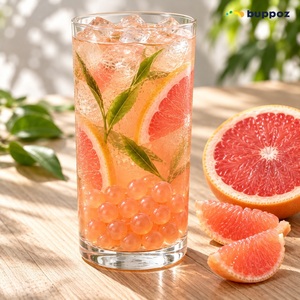 Bolas de Boba de Cítricos para Topping de Té de Burbujas, Té con Leche, Postres, Smoothies, Cafeterías y Casas de Té - Boba de Pomelo Explosiva - Product Image 6