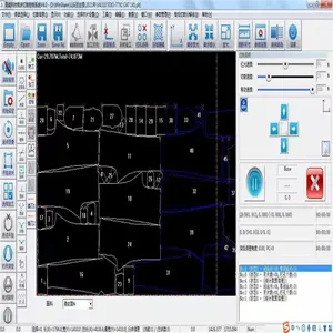 Fabrikanten Van Computerkleding Snijbed Hebben Onze Eigen Cad-Software Voor Kleding