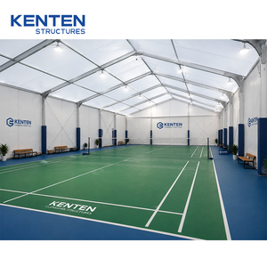 Tenda Industriale Prefabbricata per Coprire Superfici Sportive, Campo da Badminton all'Aperto, Tenda con Struttura a Membrana, Tende Sportive - Product Image 1