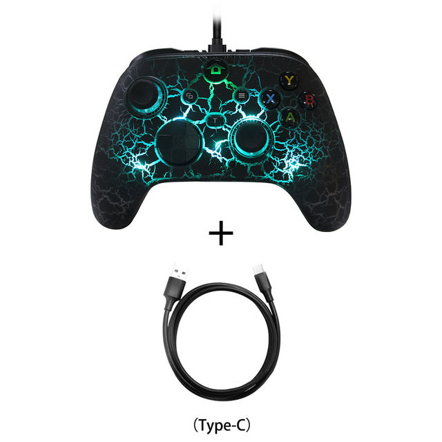 Custom Logo USB Wired Gaming Gamepad Joysticks Video Game Controllers for X-box One S X PC