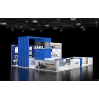 Diseño de Stand de Madera con Techo de Truss Premium para Exposiciones Globales en Europa, Estados Unidos y Medio Oriente
