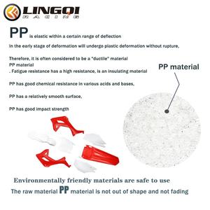 Kit de garde-boue en plastique pour moto <span class=keywords><strong>CRF</strong></span> <span class=keywords><strong>125</strong></span> <span class=keywords><strong>2022</strong></span> Pit Dirt Bike Motocross Fender Cover - Product Image 2