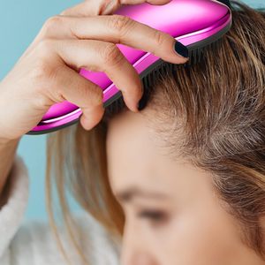 Brosse à cheveux démêlante douce anti-statique en ABS avec logo personnalisé pour femmes, pour cheveux raides, bouclés, secs ou mouillés - Product Image 5