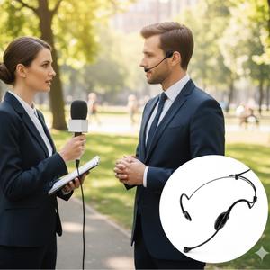 Auriculares con Micrófono de Diadema Metálica Ligera y Ajustable, con Captación Cardioide para Canto y Baile, con Cable - Product Image 1