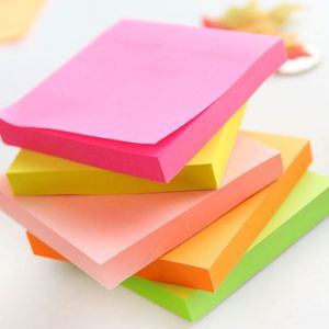 Bloc de Notas Adhesivas Fluorescentes al por Mayor, 3x3 Pulgadas, Papel Autoadhesivo para Estudiantes - Product Image 6