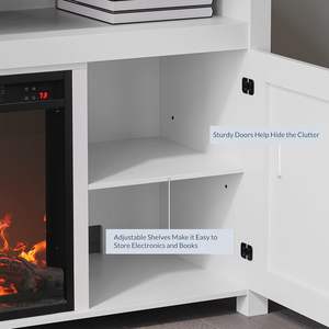 Meilleurs meubles de salon de luxe Meuble TV en <span class=keywords><strong>bois</strong></span> Cheminée à insert en <span class=keywords><strong>bois</strong></span> Cheminée électrique encastrée moderne de 18 pouces avec support TV - Product Image 5