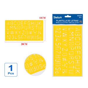 Stencil per Lettere e Numeri Peiyong Modello 689589 per Progetti Artigianali e Fai-da-Te Cina - Product Image 1