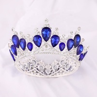 Couronne de reine de beauté personnalisée gratuite, couleur mixte, couronne de reine de beauté entièrement ronde AB, couronnes de concours de beauté