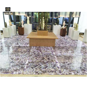 Prix de la <span class=keywords><strong>baignoire</strong></span> en marbre rétroéclairé en géode d'améthyste pour plan de travail, mur et dalle de sol - Product Image 6