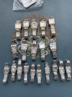 Montre mécanique automatique sertie de moissanite, acier inoxydable 316L, résistante à l'eau, luxe, homme/femme, OEM ODM personnalisé