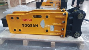 Marteau hydraulique de pointe SB 30 pour excavatrices de 2,5 à 4,5 tonnes avec diamètre de burin de 53 mm, moteur et garantie d'un an - Product Image 2