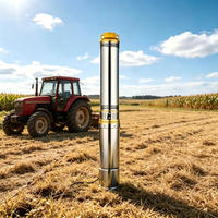4 Zoll 7,5 PS Tauchpumpe für Bohrlöcher, 5,5 kW, Edelstahl 304, 100 m Förderhöhe, 4 m³/h Tiefbrunnenpumpe für die Hauswasserversorgung