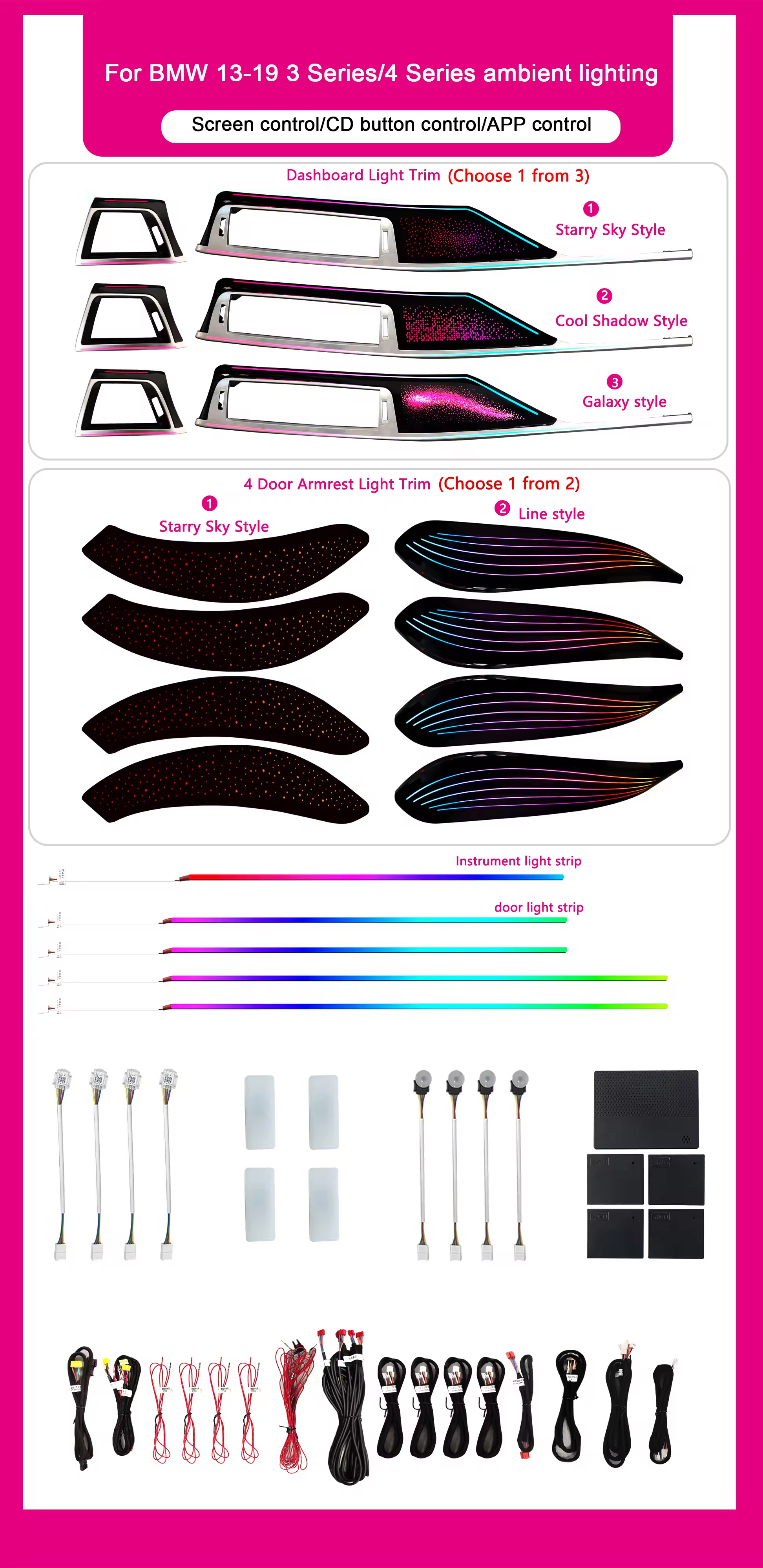 Kit d'instrumentation et d'accoudoirs