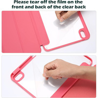 Étui de protection complète en cuir PU avec porte-crayon pour iPad Mini 6 7 8.3 pouces 2025