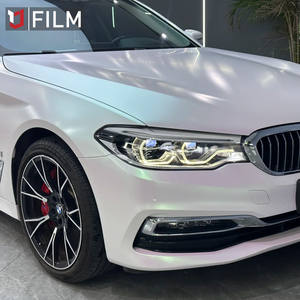 <span class=keywords><strong>Vinilo</strong></span> para autos YAJIU Glossy Aurora White, fácil de instalar, rollo de <span class=keywords><strong>vinilo</strong></span> de color, autoadhesivo, servicios de personalización. - Product Image 4
