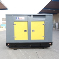 Groupe électrogène diesel silencieux de type ouvert/super silencieux OEM SWT 30KVA 45KVA 60KVA pour moteur 24V DC avec démarrage électrique AMF+ATS