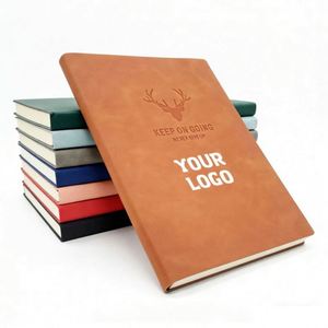 Customized Logo Luxury Pu Journal Notebook A5book Cover Paper Leather <b>Diary</b> 2026 Planner Printing Pastel Hardcover - Product Image 1