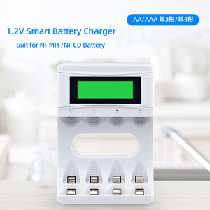 Nhà Máy Bán Sỉ Bộ Sạc Pin 4 Bay 1.2V Ni-<span class=keywords><strong>Cd</strong></span> Nimh Bộ Sạc Pin 4 Khe Với Màn Hình LCD Cho AA AAA - Product Image 5