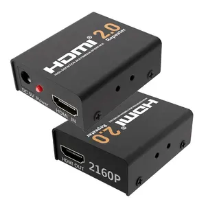 Xput Amplifier Repeater HDMI Amplifier, 18Gbps 2K 4K 2.0 HDMI Splitter Repeater Penguat Sinyal Didukung 3D