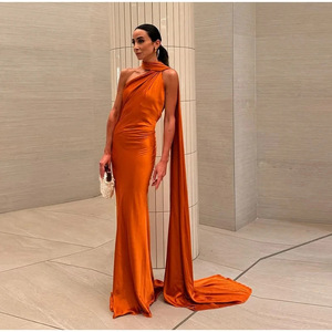 Robe d'été élégante pour femme, légèrement mature, <span class=keywords><strong>dos</strong></span> <span class=keywords><strong>nu</strong></span>, avec ruban et bretelles halter - Product Image 3