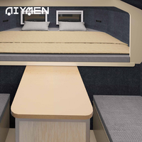 Camper de camión ligero de 1-2 toneladas con camioneta de baño y cama Tiny Slide-In RV de distribuidores, remolques de viaje a la venta