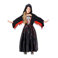 Fantaisie Noir Sorcière Halloween Party Costume Horreur Vampire Princesse Robe pour Effectuer Danse Vacances Fournitures