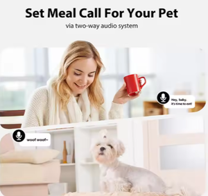 <span class=keywords><strong>Distributeur</strong></span> automatique <span class=keywords><strong>de</strong></span> nourriture <span class=keywords><strong>pour</strong></span> chat durable avec caméra APP 5G/2.4G WiFi 2K HD Vision nocturne Étanche Capacité 4L <span class=keywords><strong>Distributeur</strong></span> d'eau et <span class=keywords><strong>de</strong></span> céréales - Product Image 2