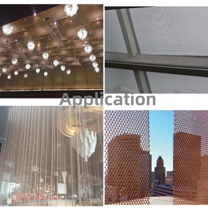 Trattamenti Architettonici Personalizzati per Soffitti <span class=keywords><strong>con</strong></span> Tende in Rete di Alluminio a Catena - Product Image 4