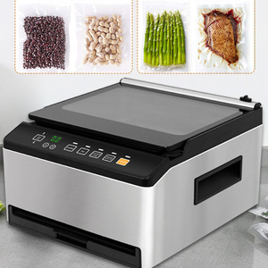 Scelleuse sous vide à double chambre 98 kPa pour aliments liquides, scelleuse sous vide commerciale, barre de scellage remplaçable de 11 pouces, CE/CB/ETL - Product Image 4
