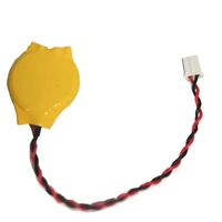 Batterie CMOS BIOS pour ordinateur portable CR2032, batterie de carte mère pour Lenovo pour Dell, pile bouton Li-ion avec câble 2 broches