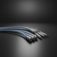 Guide de lumière à fibre optique pour endoscope médical, prend en charge des diamètres personnalisés de 2,5 mm, 3 mm, 4 mm et 4,9 mm