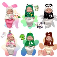 Muñeca Reborn Realista, Muñeca Bebé Recién Nacido, Mini Juguete Bonito para Niñas y Niños, Regalo de Halloween, Navidad, Cumpleaños, Venta al por Mayor