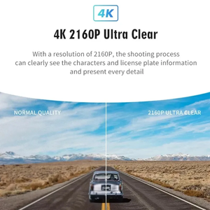 4K Dash Cam 3 "Car DVR 5Gwifi DashCam fotocamera anteriore e posteriore Sony 415 Super Night Vision WDR Auto Video <span class=keywords><strong>Registrar</strong></span> 24H parcheggio - Product Image 4