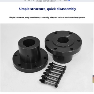 Giunto a disco rigido a doppio diaframma per trasmissione di potenza, per macchine edili, fornitura di fabbrica, marca OEM - Product Image 2